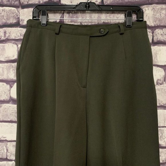 JM Collection Olive Green Pants Size 12 - Picture 2 of 11